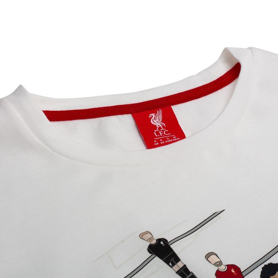 Liverpool T-Shirt Player - White/Red Kids-SoccerKits Hub | Buy Soccer Jerseys Online